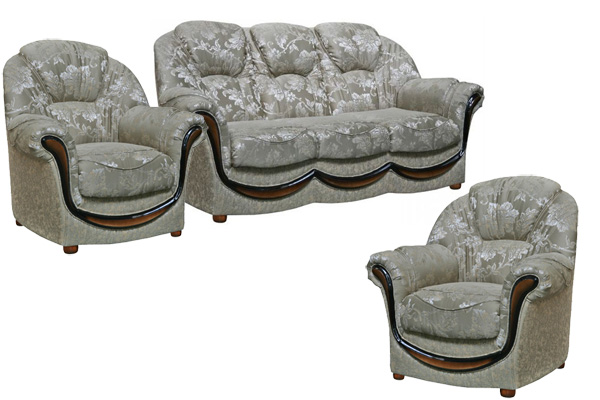 Набор мягкой мебели Дельта (трехместный диван-кровать + 2 кресла)