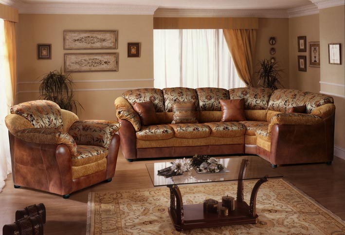 Набор мягкой мебели Сенатор (угловой диван-кровать + кресло)